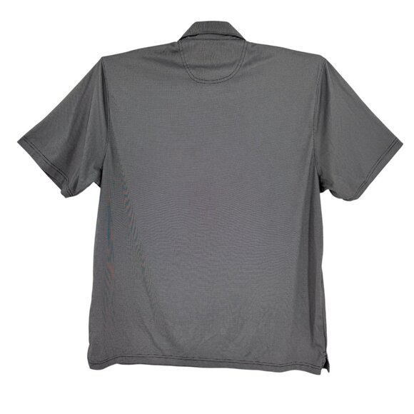 Greg Norman Men's Short Sleeve ML75 Play Dry Dark Grey Polo Shirt Size XXL - Picture 2 of 8